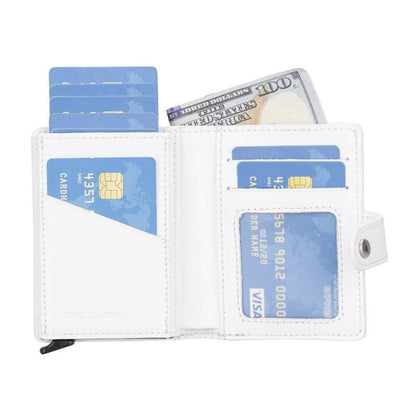 Palermo Zip Mechanical Genuine Leather Card Holder