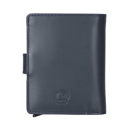 Palermo Zip Mechanical Genuine Leather Card Holder