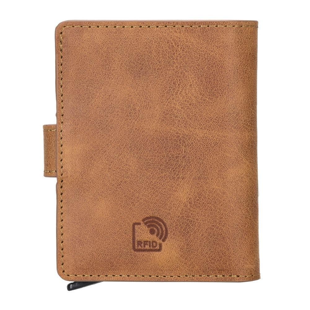Palermo Zip Mechanical Genuine Leather Card Holder