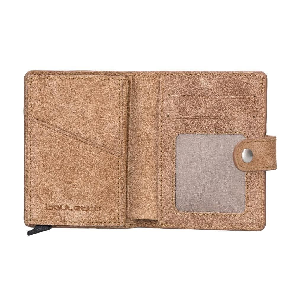 Palermo Zip Mechanical Genuine Leather Card Holder