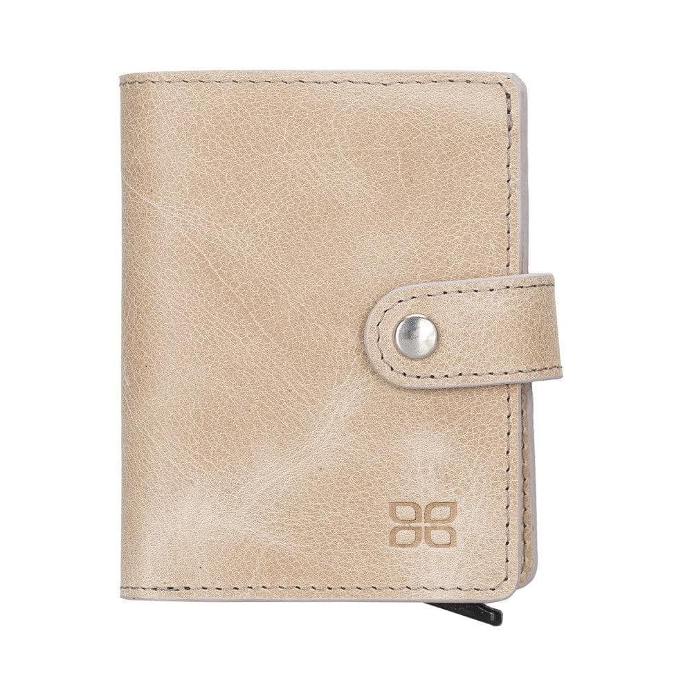 Palermo Zip Mechanical Genuine Leather Card Holder