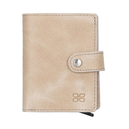 Palermo Zip Mechanical Genuine Leather Card Holder