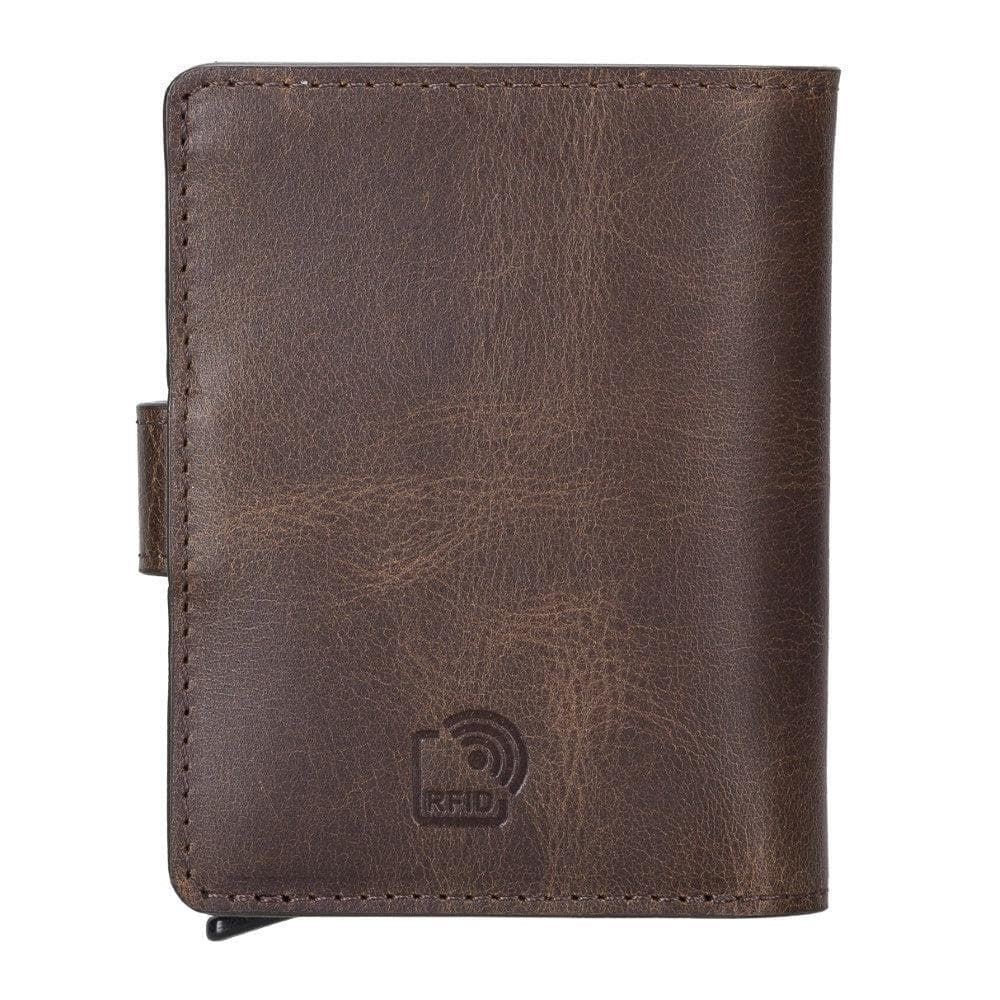 Palermo Zip Mechanical Genuine Leather Card Holder
