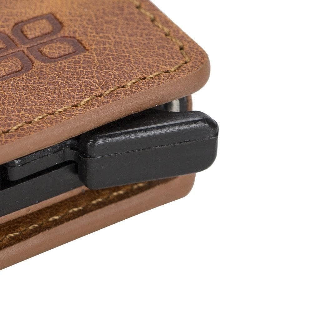 Palermo Zip Mechanical Genuine Leather Card Holder