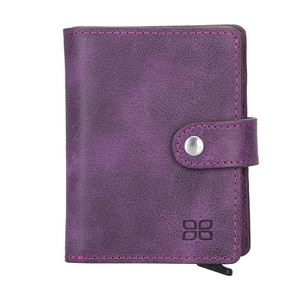 Palermo Zip Mechanical Genuine Leather Card Holder