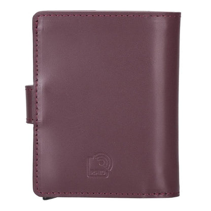 Palermo Zip Mechanical Genuine Leather Card Holder