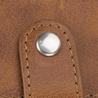 Palermo Zip Mechanical Genuine Leather Card Holder