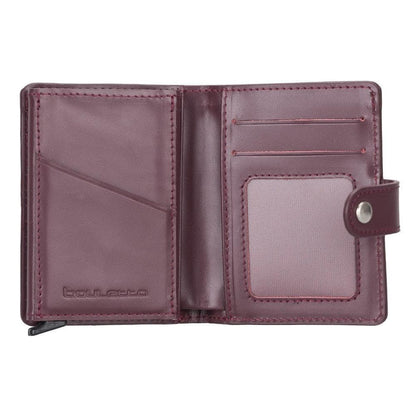 Palermo Zip Mechanical Genuine Leather Card Holder