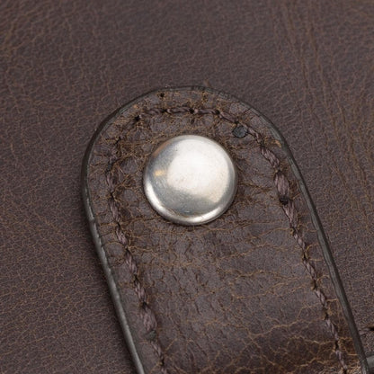Palermo Zip Mechanical Genuine Leather Card Holder