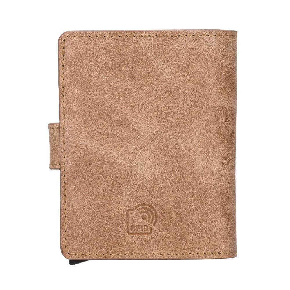 Palermo Zip Mechanical Genuine Leather Card Holder