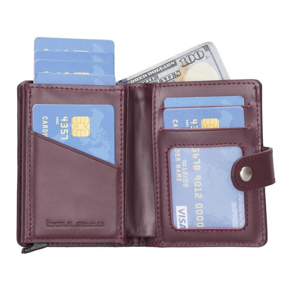 Palermo Zip Mechanical Genuine Leather Card Holder