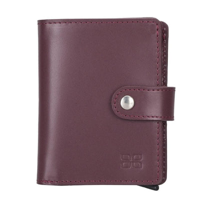 Palermo Zip Mechanical Genuine Leather Card Holder