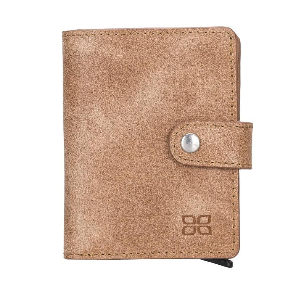 Palermo Zip Mechanical Genuine Leather Card Holder