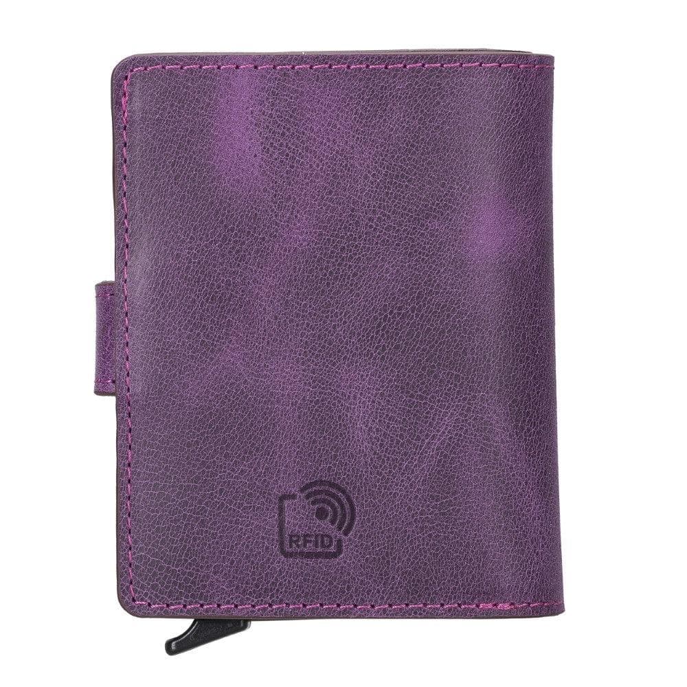 Palermo Zip Mechanical Genuine Leather Card Holder