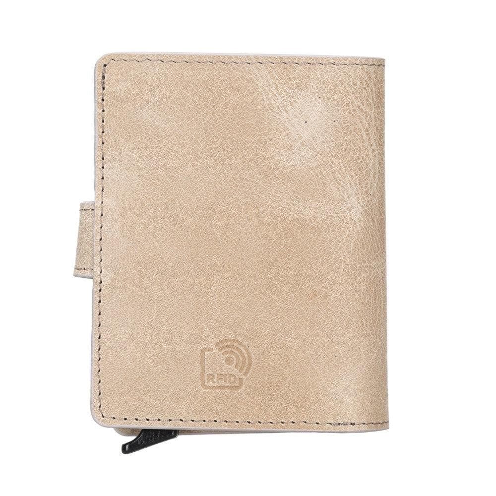 Palermo Zip Mechanical Genuine Leather Card Holder