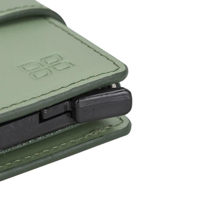 Palermo Zip Mechanical Genuine Leather Card Holder