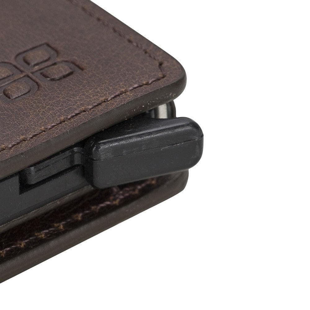 Palermo Zip Mechanical Genuine Leather Card Holder