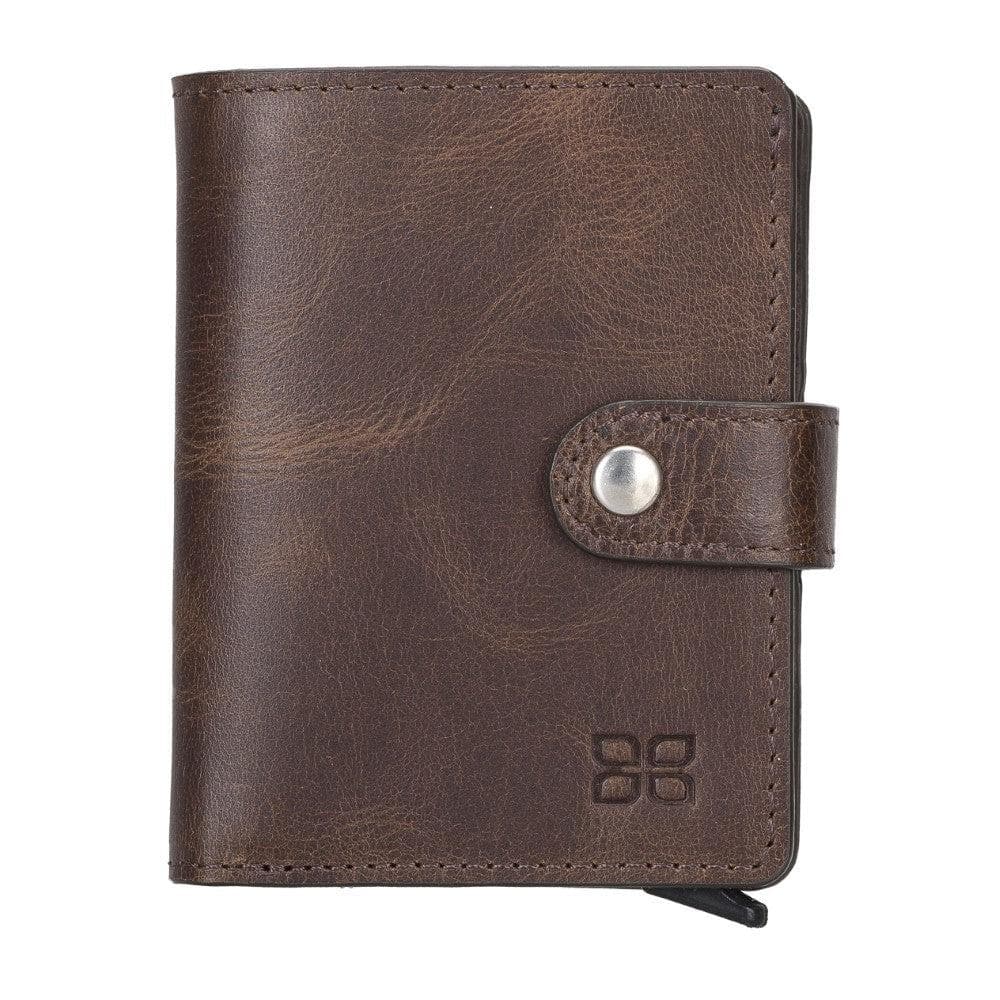 Palermo Zip Mechanical Genuine Leather Card Holder