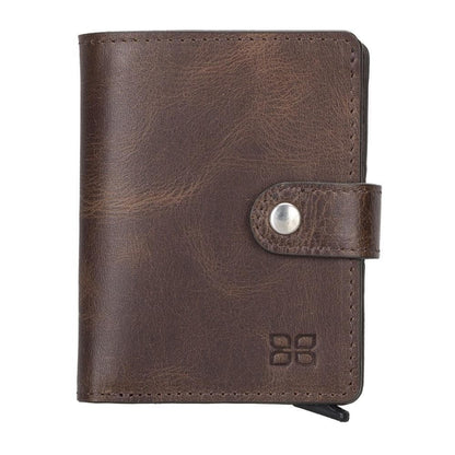 Palermo Zip Mechanical Genuine Leather Card Holder