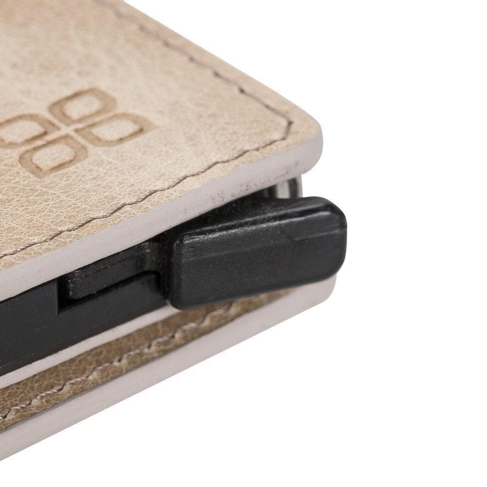Palermo Zip Mechanical Genuine Leather Card Holder
