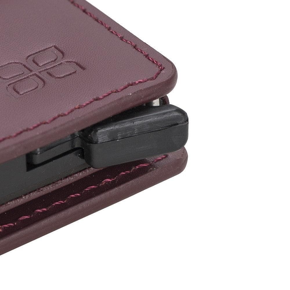 Palermo Zip Mechanical Genuine Leather Card Holder