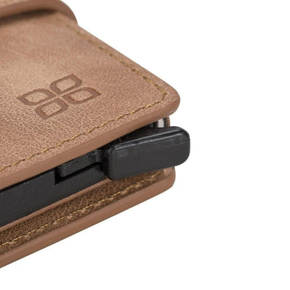 Palermo Zip Mechanical Genuine Leather Card Holder