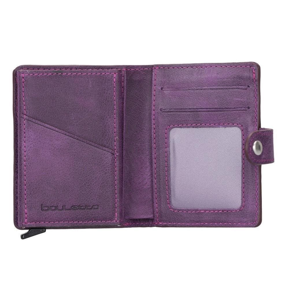 Palermo Zip Mechanical Genuine Leather Card Holder