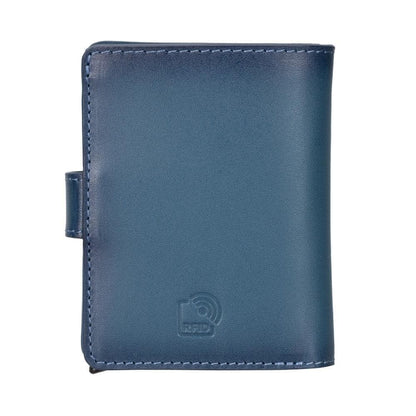 Palermo Zip Mechanical Genuine Leather Card Holder