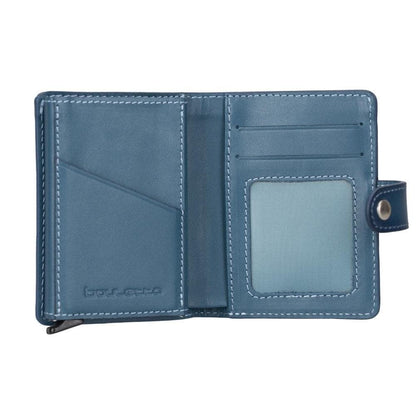 Palermo Zip Mechanical Genuine Leather Card Holder