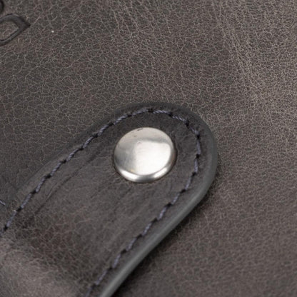 Palermo Zip Mechanical Genuine Leather Card Holder