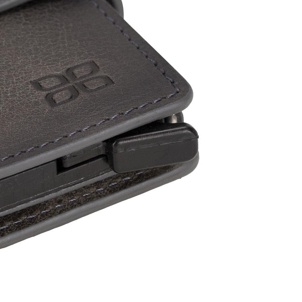 Palermo Zip Mechanical Genuine Leather Card Holder