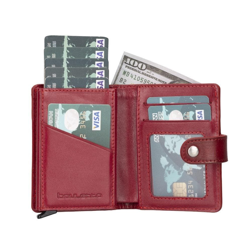 Palermo Zip Mechanical Genuine Leather Card Holder