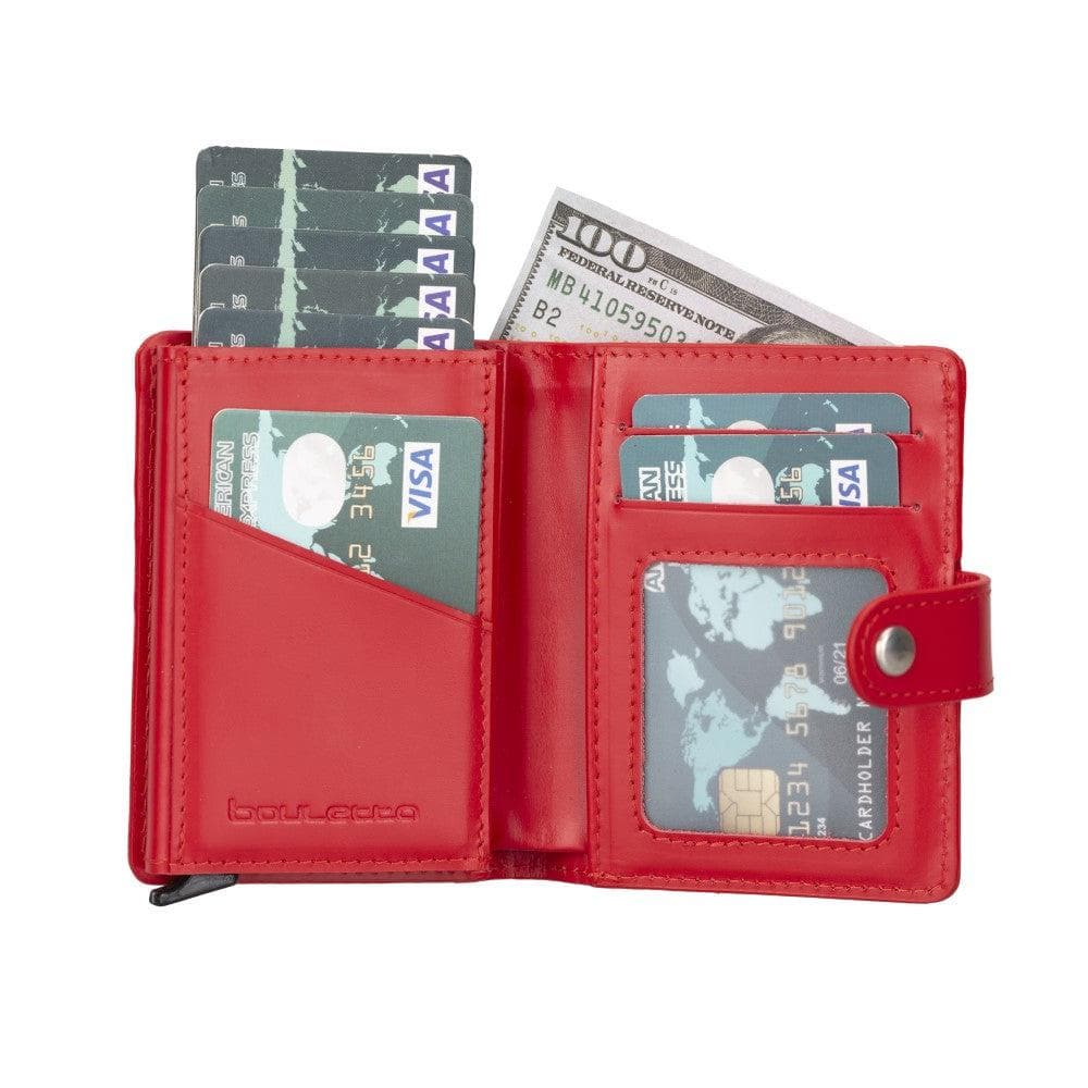 Palermo Zip Mechanical Genuine Leather Card Holder