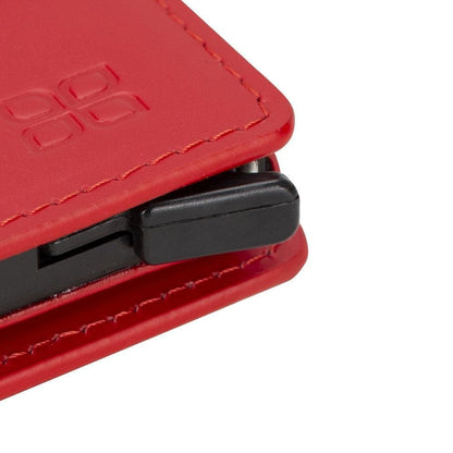 Palermo Zip Mechanical Genuine Leather Card Holder