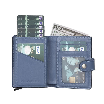 Palermo Zip Mechanical Genuine Leather Card Holder