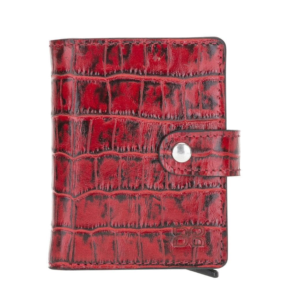 Palermo Zip Mechanical Genuine Leather Card Holder