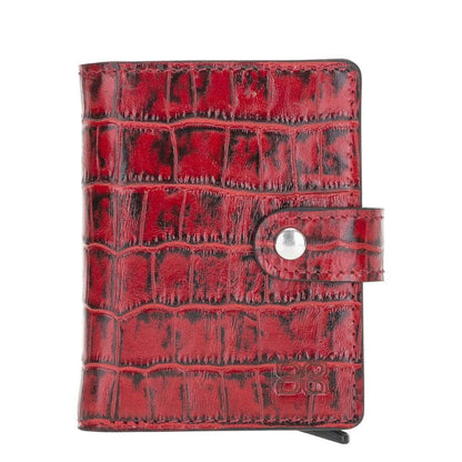 Palermo Zip Mechanical Genuine Leather Card Holder