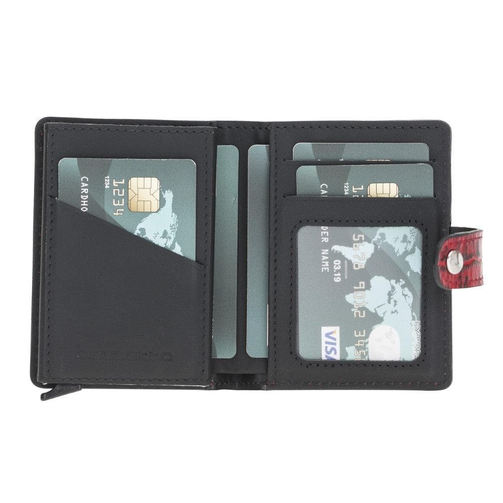 Palermo Zip Mechanical Genuine Leather Card Holder