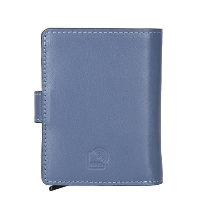 Palermo Zip Mechanical Genuine Leather Card Holder