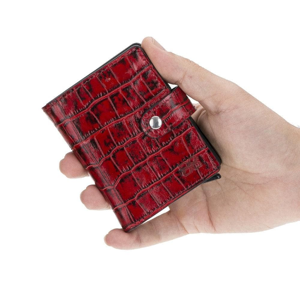 Palermo Zip Mechanical Genuine Leather Card Holder