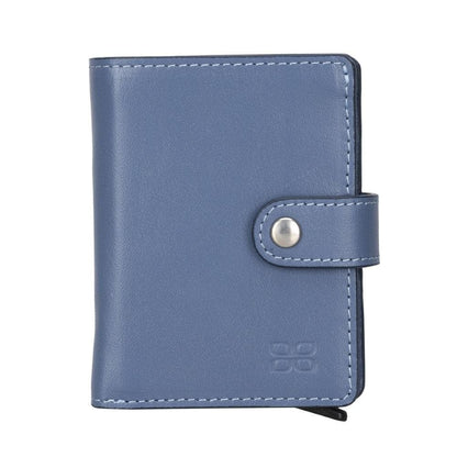Palermo Zip Mechanical Genuine Leather Card Holder