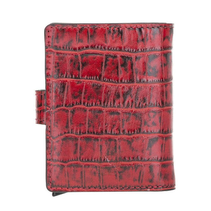 Palermo Zip Mechanical Genuine Leather Card Holder