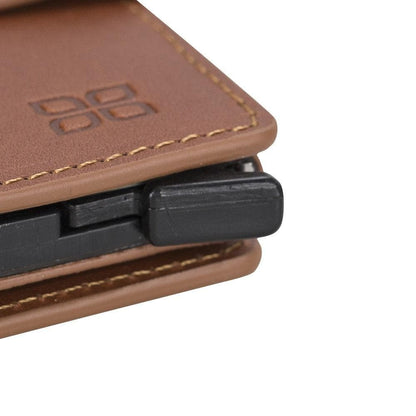 Palermo Zip Mechanical Genuine Leather Card Holder