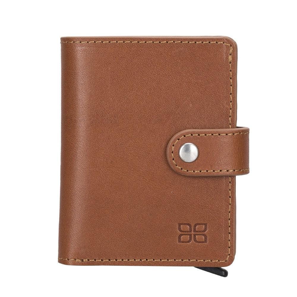 Palermo Zip Mechanical Genuine Leather Card Holder