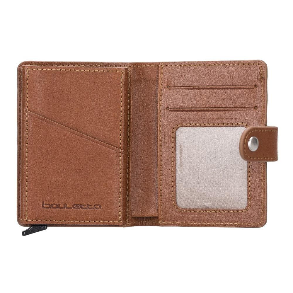 Palermo Zip Mechanical Genuine Leather Card Holder