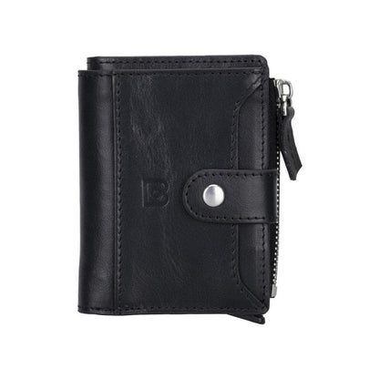 Palermo Zip Mechanical Genuine Leather Card Holder
