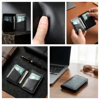 Elvis Genuine Leather Card Holder