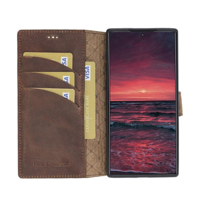 Samsung Galaxy Note 10 Series Leather Wallet Folio Case