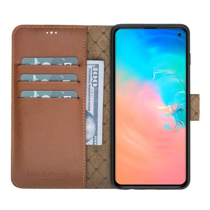 Samsung Galaxy S10 Series Detachble Leather Wallet Case - MW