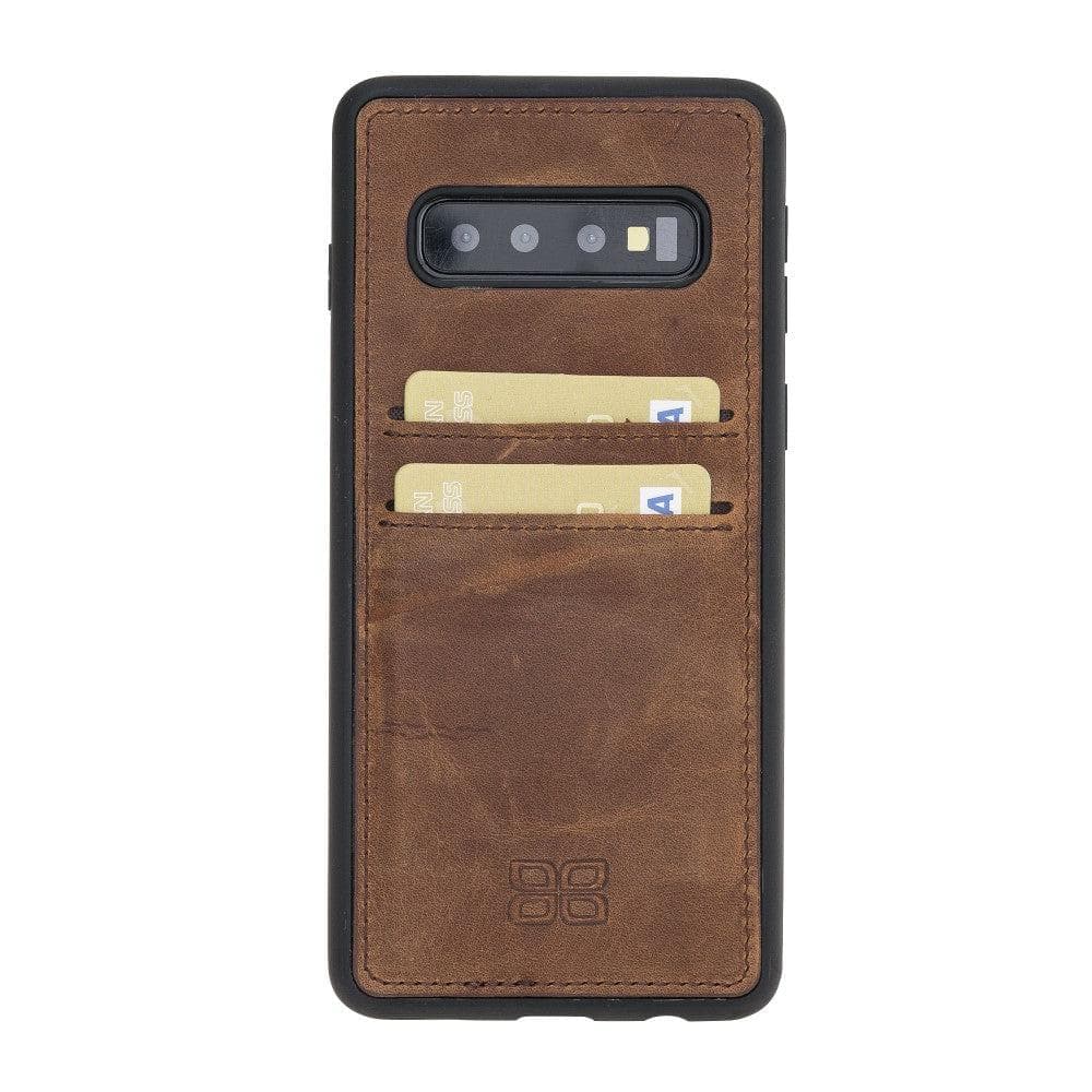 Samsung Galaxy S10 Series Leather Flex Cover With Card Holder Case